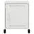 Produktbild 6 för Sängbord vit 36x39x43,5 cm stål