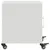 Produktbild 7 för Sängbord vit 36x39x43,5 cm stål