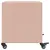 Produktbild 7 för Sängbord rosa 36x39x43,5 cm stål