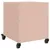 Produktbild 8 för Sängbord rosa 36x39x43,5 cm stål