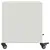 Produktbild 7 för Sängbord vit 36x39x43,5 cm stål