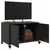 Produktbild 4 för Tv-bänk svart 68x39x43,5 cm stål