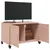Produktbild 4 för Tv-bänk rosa 68x39x43,5 cm stål