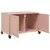 Produktbild 9 för Tv-bänk rosa 68x39x43,5 cm stål