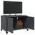 Produktbild 4 för Tv-bänk antracit 68x39x43,5 cm stål