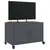 Produktbild 5 för Tv-bänk antracit 68x39x43,5 cm stål