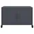 Produktbild 6 för Tv-bänk antracit 68x39x43,5 cm stål