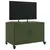 Produktbild 5 för Tv-bänk olivgrön 68x39x43,5 cm stål