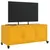 Produktbild 5 för Tv-bänk senapsgul 100,5x39x43,5 cm stål