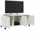 Produktbild 4 för Tv-bänk vit 100,5x39x43,5 cm stål