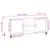 Produktbild 12 för Tv-bänk svart 100,5x39x43,5 cm stål