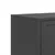 Produktbild 10 för Tv-bänk svart 100,5x39x43,5 cm stål