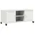 Produktbild 2 för Tv-bänk vit 100,5x39x43,5 cm stål
