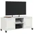 Produktbild 4 för Tv-bänk vit 100,5x39x43,5 cm stål