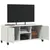Produktbild 5 för Tv-bänk vit 100,5x39x43,5 cm stål