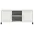 Produktbild 6 för Tv-bänk vit 100,5x39x43,5 cm stål