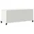 Produktbild 8 för Tv-bänk vit 100,5x39x43,5 cm stål