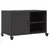 Produktbild 2 för Tv-bänk svart 68x39x43,5 cm stål