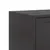 Produktbild 11 för Tv-bänk svart 68x39x43,5 cm stål