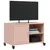 Produktbild 4 för Tv-bänk rosa 68x39x43,5 cm stål
