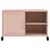 Produktbild 6 för Tv-bänk rosa 68x39x43,5 cm stål