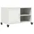 Produktbild 2 för Tv-bänk vit 68x39x43,5 cm stål