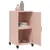 Produktbild 4 för Skåp rosa 36x39x72 cm stål
