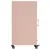 Produktbild 7 för Skåp rosa 36x39x72 cm stål