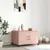 Produktbild 3 för Soffbord rosa 68x50x43,5 cm stål