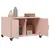 Produktbild 4 för Soffbord rosa 68x50x43,5 cm stål