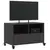 Produktbild 4 för Tv-bänk svart 68x39x43,5 cm stål