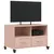Produktbild 4 för Tv-bänk rosa 68x39x43,5 cm stål
