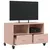 Produktbild 5 för Tv-bänk rosa 68x39x43,5 cm stål