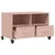 Produktbild 9 för Tv-bänk rosa 68x39x43,5 cm stål
