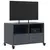 Produktbild 4 för Tv-bänk antracit 68x39x43,5 cm stål