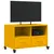 Produktbild 4 för Tv-bänk senapsgul 68x39x43,5 cm stål