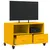 Produktbild 5 för Tv-bänk senapsgul 68x39x43,5 cm stål
