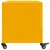 Produktbild 7 för Tv-bänk senapsgul 68x39x43,5 cm stål