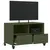 Produktbild 5 för Tv-bänk olivgrön 68x39x43,5 cm stål