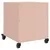 Produktbild 8 för Sängbord rosa 36x39x43,5 cm stål