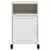 Produktbild 5 för Sängbord 2 st vit 36x39x59 cm stål