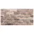 Produktbild 2 för Väggpaneler 3D 10 st brun 100x50 cm EPS