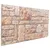 Produktbild 3 för Väggpaneler 3D 10 st brun 100x50 cm EPS