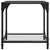 Produktbild 4 för Soffbord med transparent glasskiva 40x40x40 cm stål