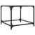 Produktbild 4 för Soffbord med svart glasskiva 2 st 50x50x40 cm stål
