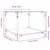 Produktbild 9 för Soffbord med transparent glasskiva 50x50x40 cm stål
