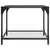 Produktbild 5 för Soffbord med transparent glasskiva 2 st 50x50x40 cm stål