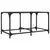 Produktbild 6 för Soffbord med transparent glasskiva 78,5x40x40 cm stål