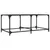 Produktbild 6 för Soffbord med transparent glasskiva 98,5x50x40 cm stål