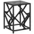 Produktbild 2 för Soffbord med svart glasskiva 30x30x41 cm stål